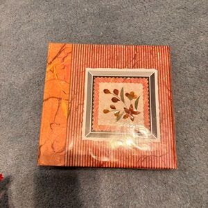 Decorative Orange and Red Photo Album